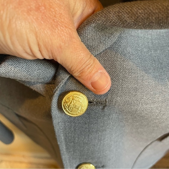 Vintage Givenchy Blazer Mens 44 Single Breasted Sport Coat Jacket - Picture 4 of 11